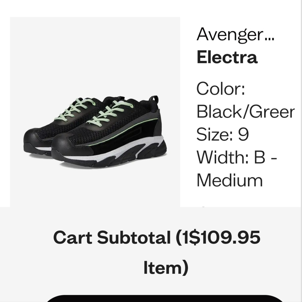 Avenger Work Boots Electra Women's 7.5